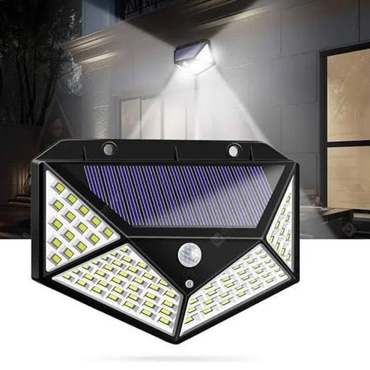 Luminária Energia Solar para Parede com 100 Leds